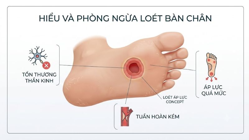 Biến chứng tiểu đường liên quan đến chân