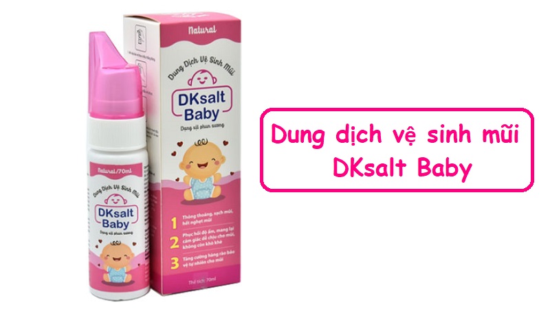 Dung dịch vệ sinh mũi DKSALT Baby