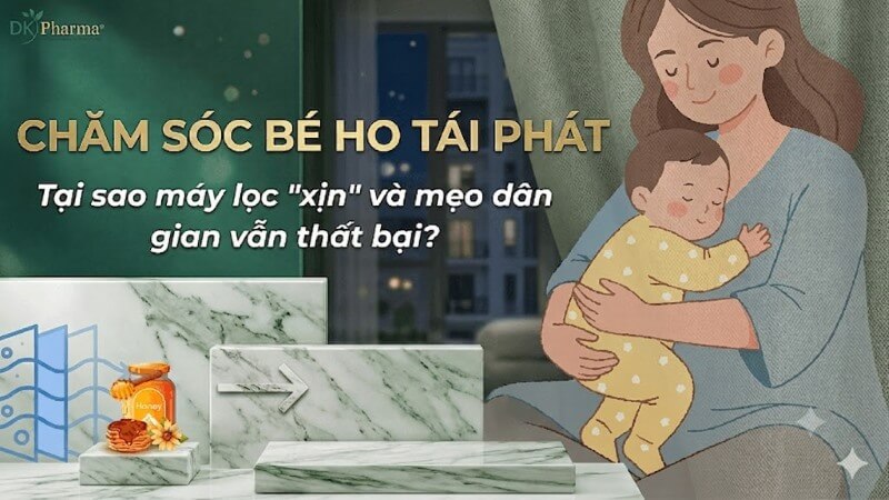 Phòng ho tái phát cho trẻ