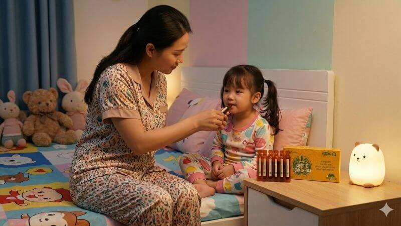 Siro bổ phế Dược Khoa dùng cho bé trên 3 tuổi và người lớn