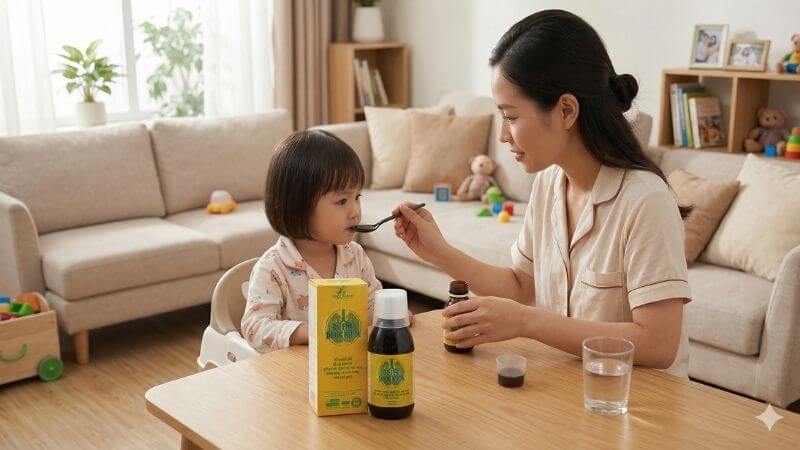Siro bổ phế Dược Khoa dùng cho bé trên 3 tuổi