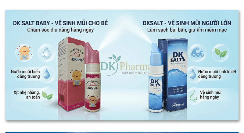 Dung Dịch Xịt Mũi Dk Salt