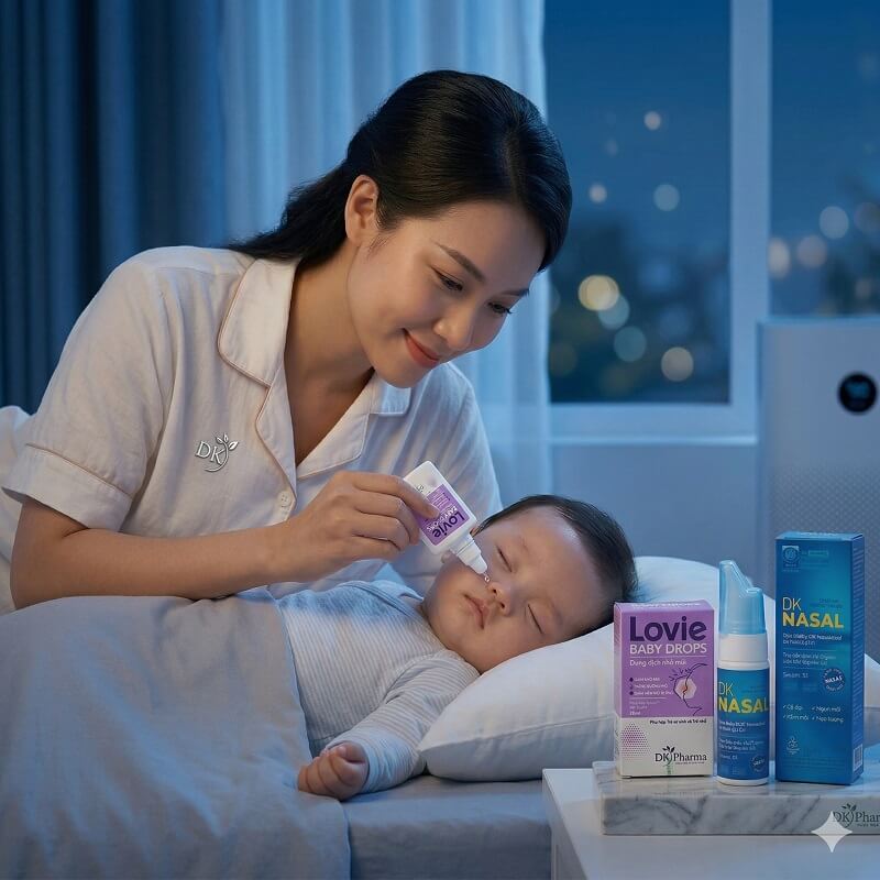 Mẹ nhỏ Lovie cho bé