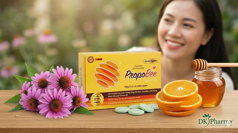 Thành phần của viên ngậm keo ong PropoBee