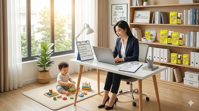 Mẹ Yên Tâm Làm Việc Vì Có Dr.bee Chăm Sóc Bé