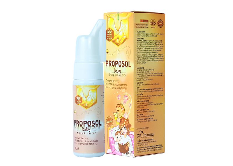 Dung dịch xịt mũi Proposol baby