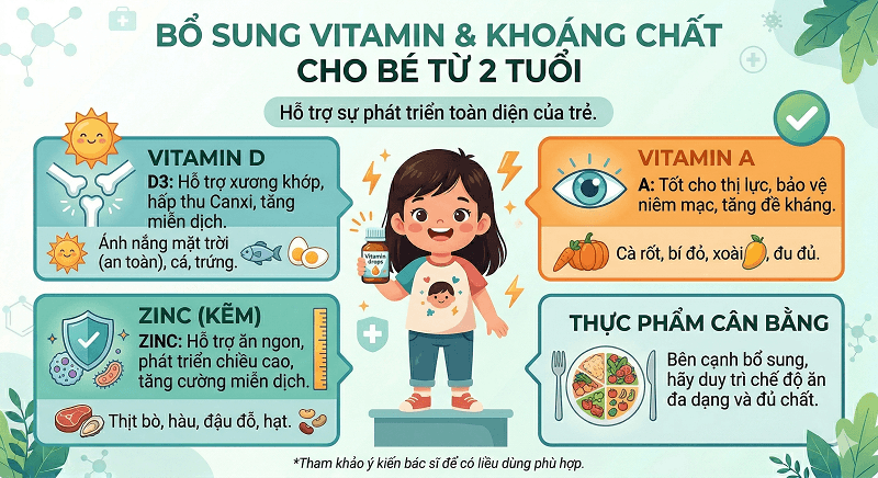 Bổ sung dinh dưỡng để phòng viêm mũi ở trẻ
