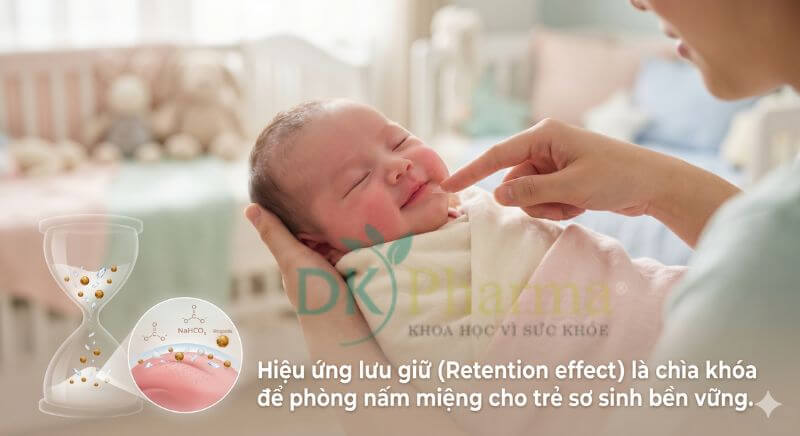 Phòng nấm miệng cho trẻ sơ sinh