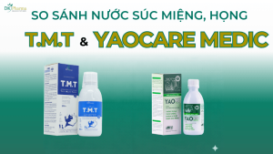 Nước súc miệng họng Yaocare Medic khác gì T.M.T