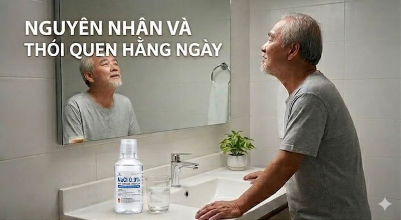 Súc miệng họng mỗi ngày