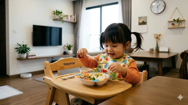 Các cách giúp trẻ ăn ngon tự nhiên