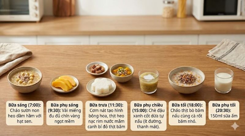 Thực đơn cho trẻ biếng ăn - 1
