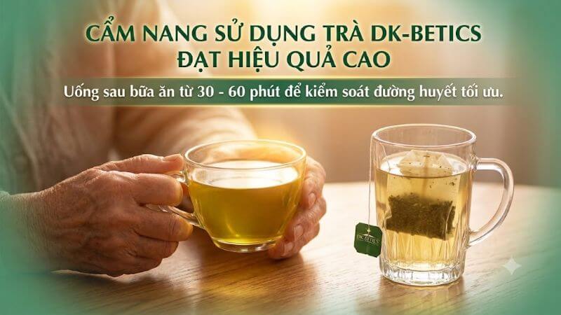 Hướng dẫn sử dụng trà tiểu đường DK-Betics