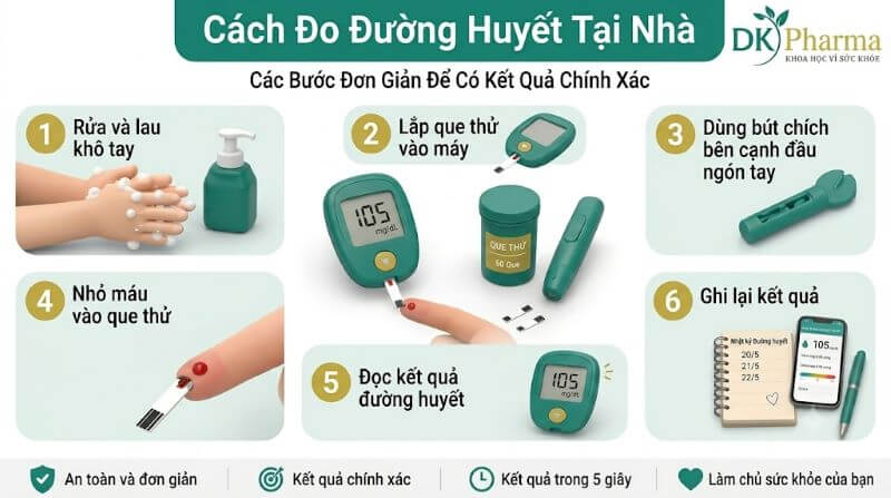 Quy trình theo dõi đường huyết tại nhà