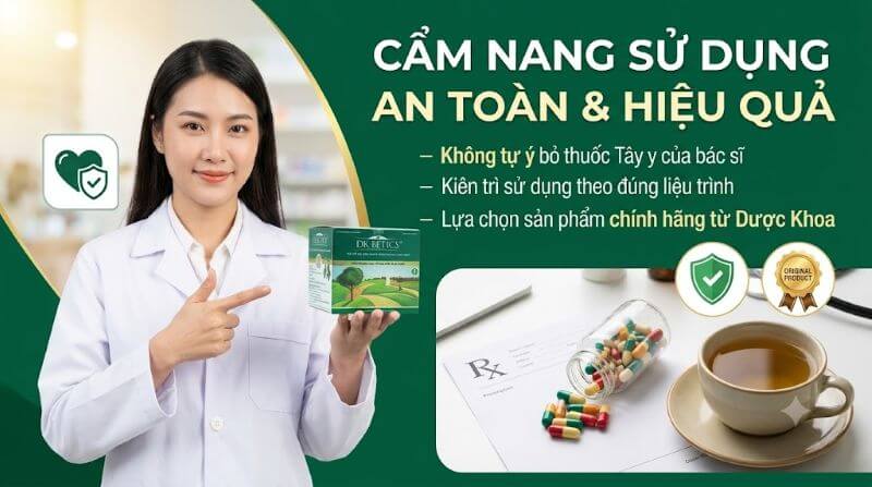 Lưu ý khi sử dụng trà thảo mộc cho người bị tiểu đường