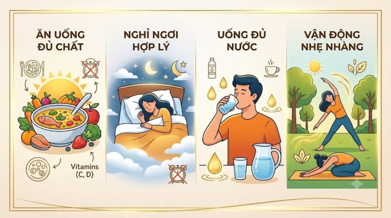 Nguyên tắc "vàng" giúp phục hồi sức khỏe sau ốm hiệu quả
