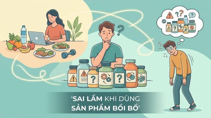 Sai lầm khi dùng sản phẩm bồi bổ