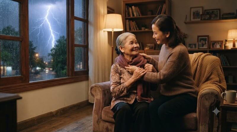 Chăm sóc sức khỏe khi giao mùa cho người cao tuổi