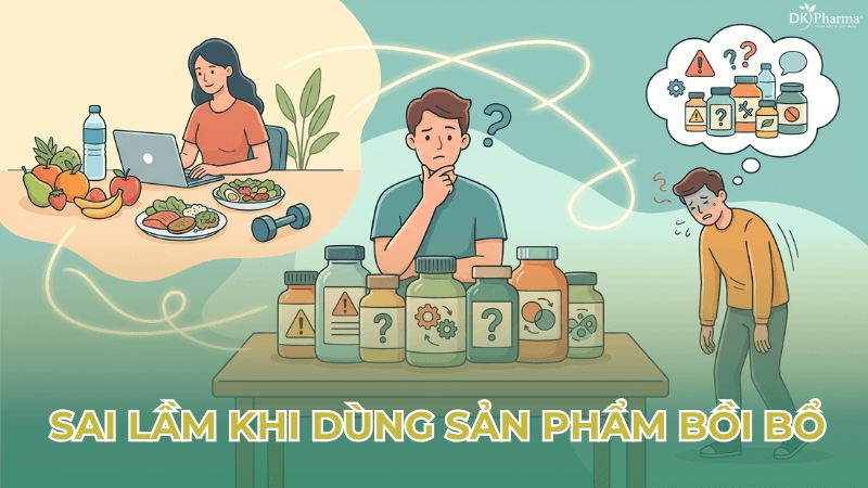 5 Sai lầm khi dùng sản phẩm bồi bổ