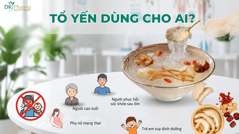 Tổ yến dùng cho đối tượng nào?